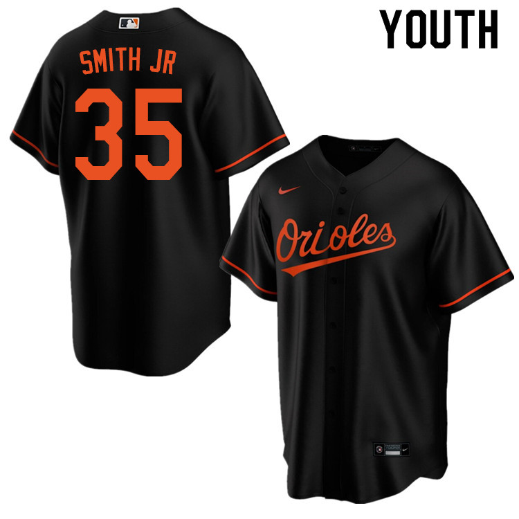 Nike Youth #35 Dwight Smith Jr Baltimore Orioles Baseball Jerseys Sale-Black